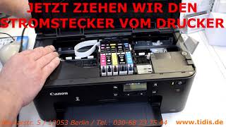 Canon Pixma TS 705 Druckkopfausbau leicht gemacht