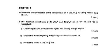 TUTORIAL : Bonding In Complex Ions (PART 1)