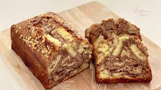 Nutella Pound Cake | Butter Cake 榛果巧克力酱牛油蛋糕