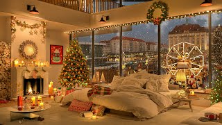 Holiday!  Waiting for Christmas Elegance | Smooth Jazz in Your Cozy Bedroom Sanctuary ️