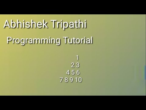 python number pattern. how to print number pattern in python - YouTube