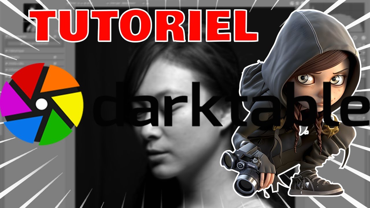 Comment faire du noir et blanc dans Darktable ? - YouTube