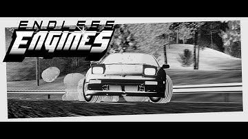 Endless Engines | Initial D Manga Style | Blender Animation