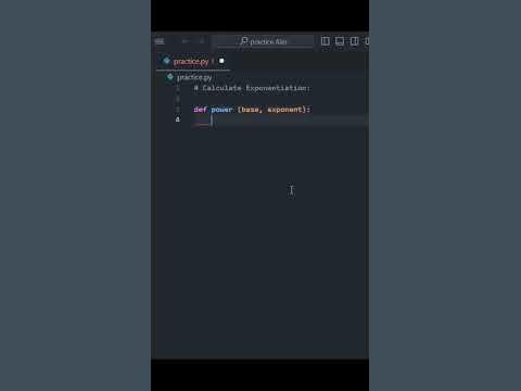 calculate exponentiation | #python #pythonprogramming#coding# ...