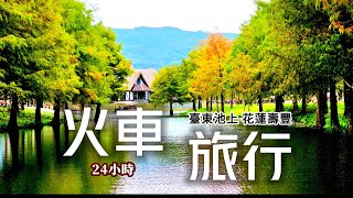 不去會後悔❗ 最夯的童話星巴克池上金黃稻浪騎腳踏車24小時火車旅行解鎖臺鐵唯一夜班車台東池上❌花蓮壽豐TAIWAN【國旅玩什麼】