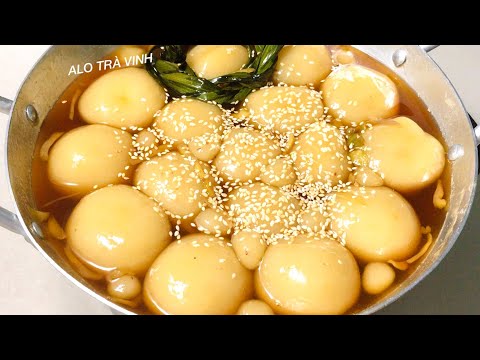 Video Chè Trôi Nước, Chè viên Mềm Dẻo không bị cứng nấu theo... - youtube