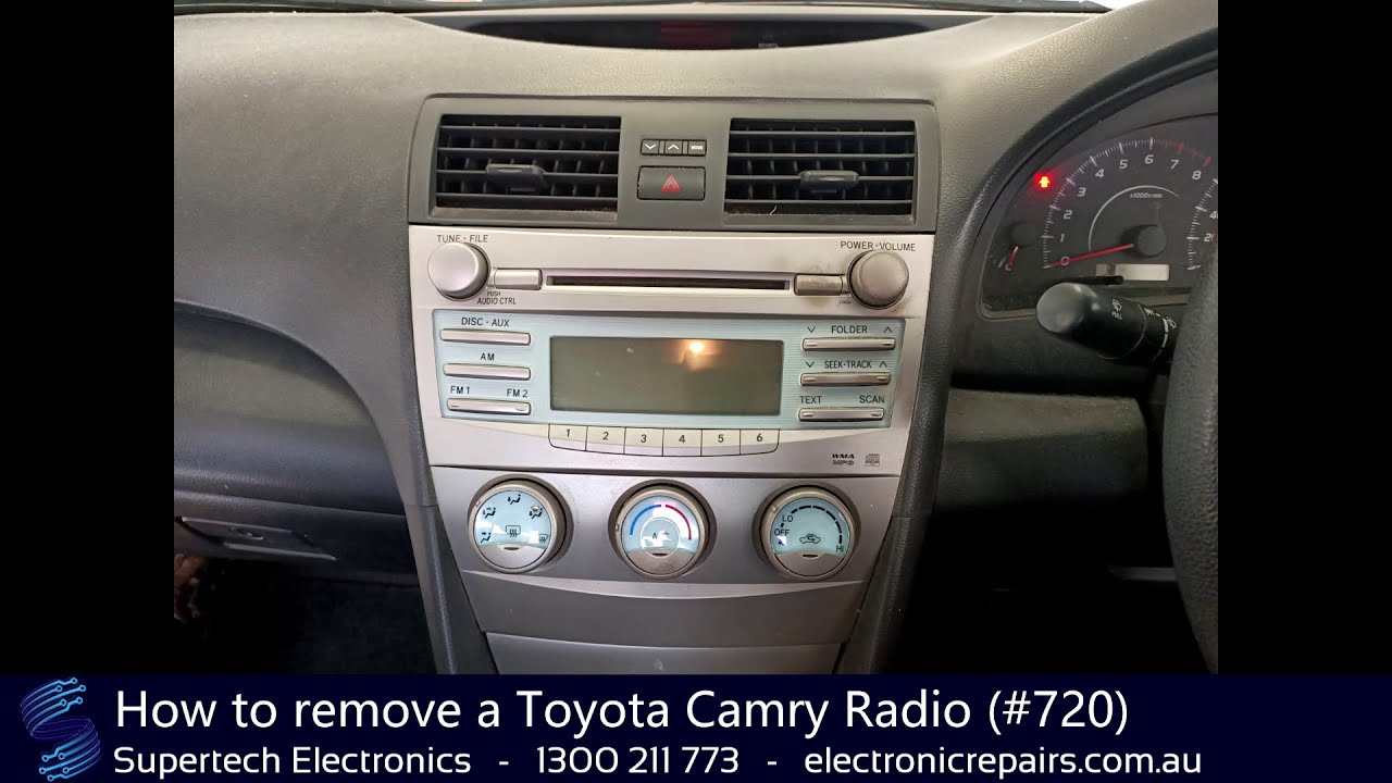 Toyota Camry Radio Not Working