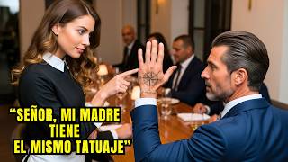 La mesera le dice al Millonario: “Señor, mi madre tiene el mismo tatuaje” — y él quedó helado