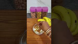 Banana Milk with Dry Fruits | 2-Min Healthy Energy Booster Recipe