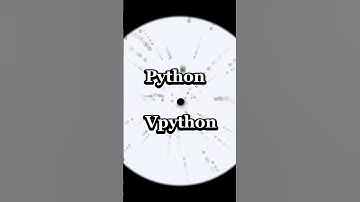 【Vpython】ブラックホール #python #プログラミング #vpython