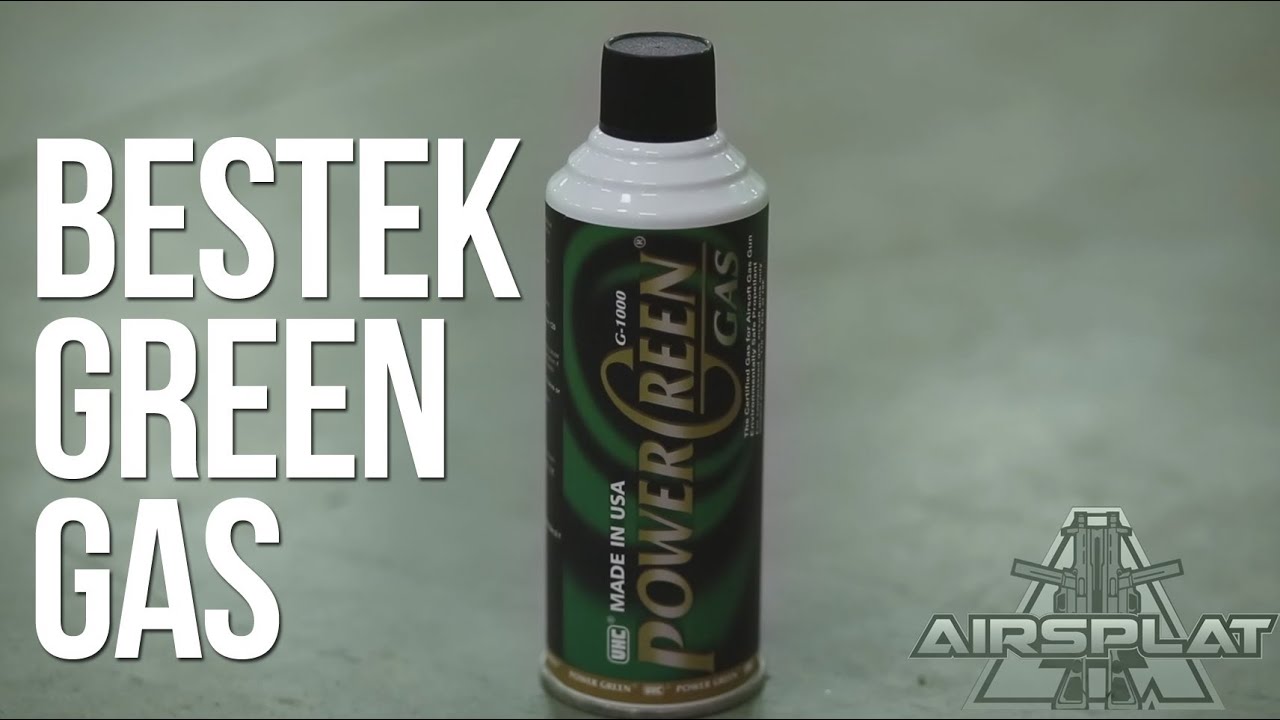 Bestek Power Airsoft Green Gas HFC 134A AirSplat On Demand YouTube