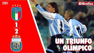 AMISTOSO INTERNACIONAL 2001: ITALIA 1 ARGENTINA 2