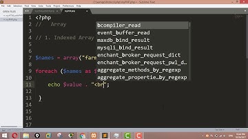 PHP Tutorials for Beginners 46 - for each loops with array in PHP