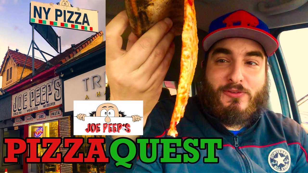 JOE PEEPS PIZZA REVIEW (PIZZA QUEST) YouTube