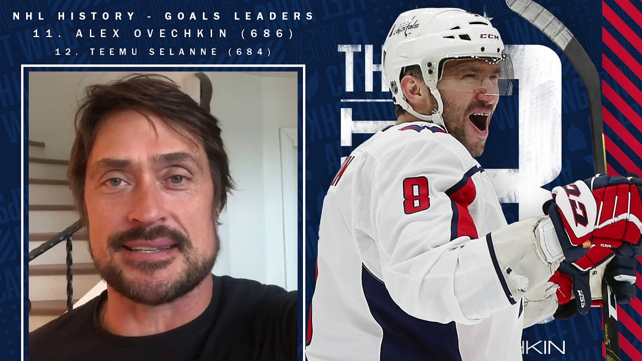 Ovechkin Passes Teemu Selanne