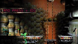 Oddworld: Abe's Oddysee - Mudokon funny bug with lift (DEMO 1 SCED-00816)