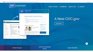 Welcome to the New CDC.gov! by Centers for Disease Control and Prevention (CDC) 1,177 views 2 weeks ago 1 minute, 59 seconds