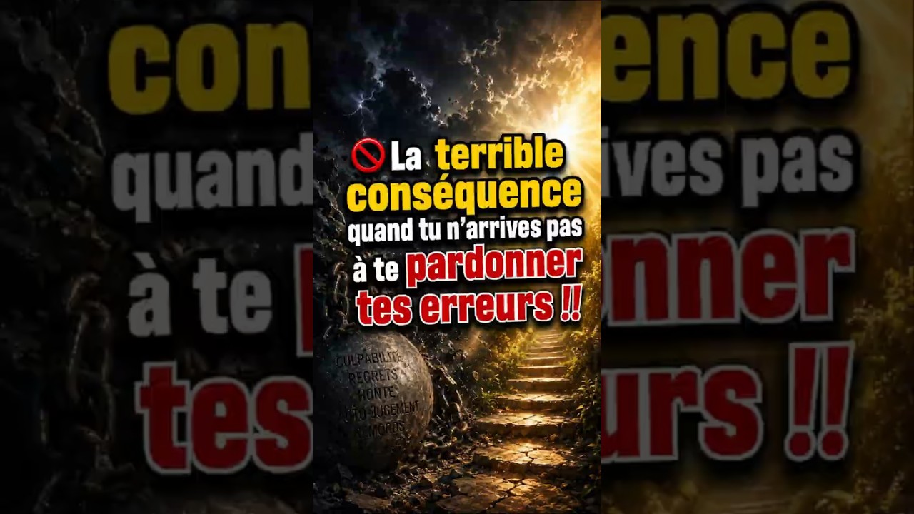 🚫 La TERRIBLE conséquence quand tu n’arrives pas à te PARDONNER tes erreurs‼️ - Rav Chlomo Valensi