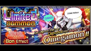 IM LOST ALL MY RUBY FOR YOU, OMEGAMON ? | GACHA BANNER SUPER BRAVE OMEGAMON digimonrearise