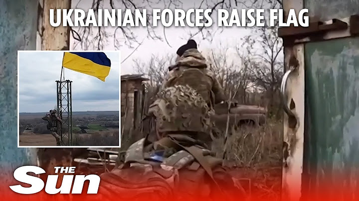Ukraine Russia War: Ukrainian forces raise flag at Russian border