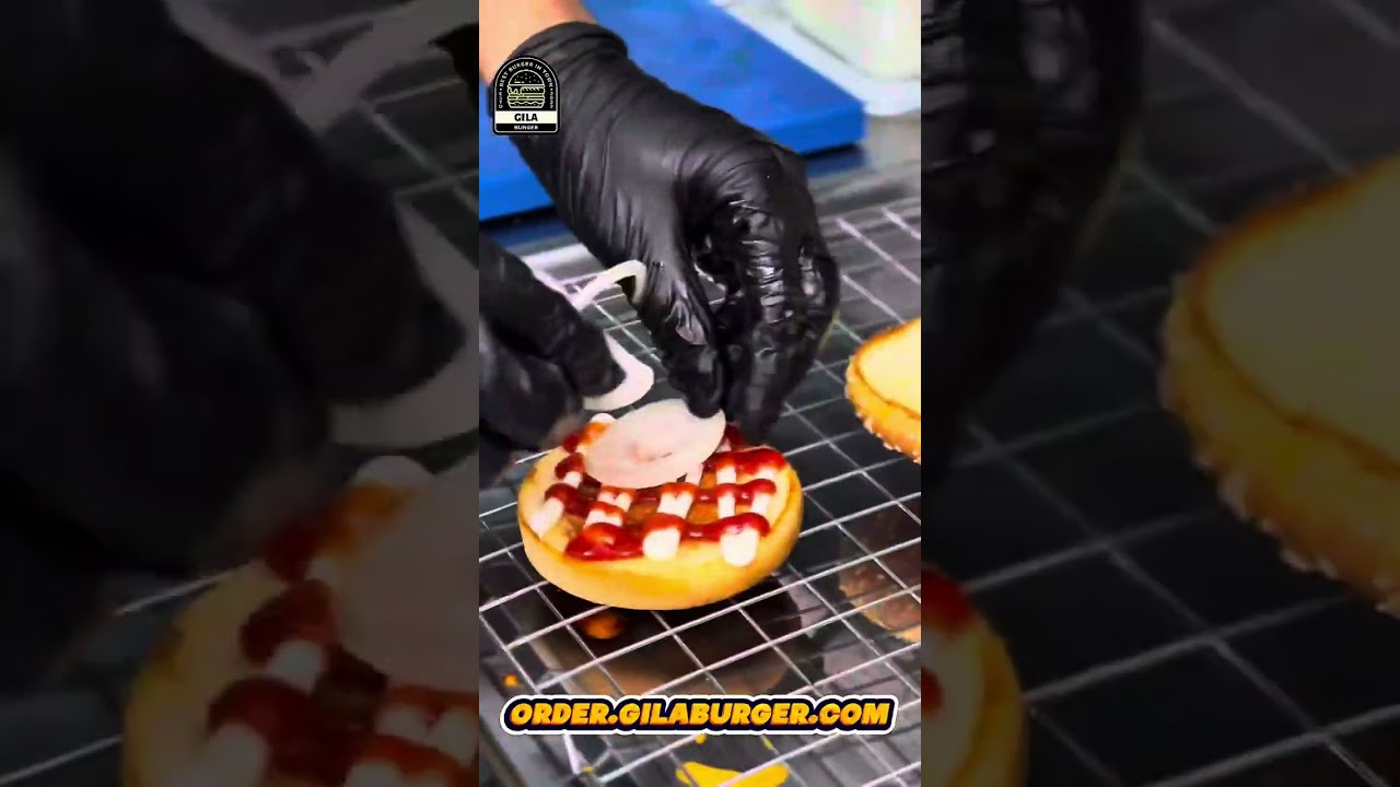 Spicy Deluxe Crunchy Chicken Burger in the Making! 🔥🍔 