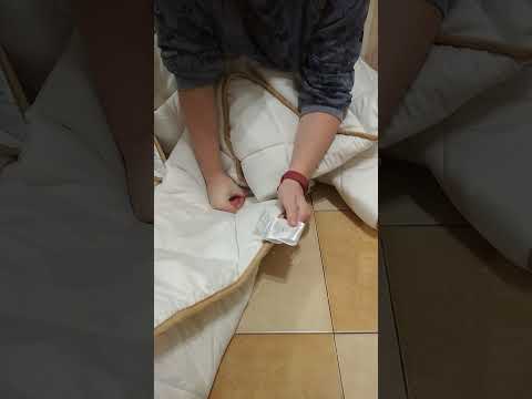 Распаковка Одеяло шерстяное MirSon 055 зима 140x205 см из Rozetka