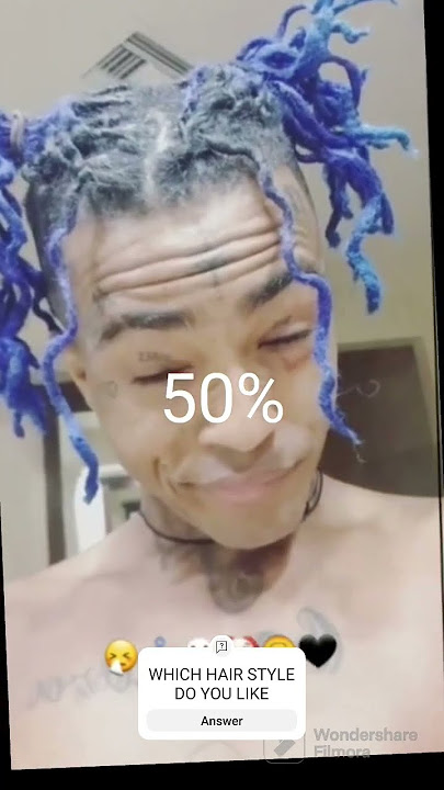 hair style of xxxtentacion #xxx.#xforever #xxxtentacion  #xhairstyle