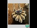 Purple Mojave Turquoise Necklace And Stud Earrings Set, 925 Sterling Silver