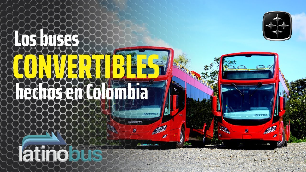 Urbanuss Pluss Tour S5 de Busscar, el bus "convertible" hecho en Colombia