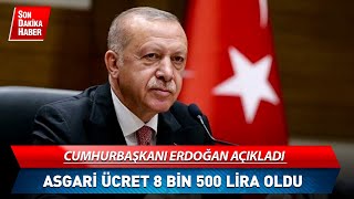 Cumhurbaşkanı Erdoğan Açıkladı! İşte 2023 Yılı Asgari Ücreti