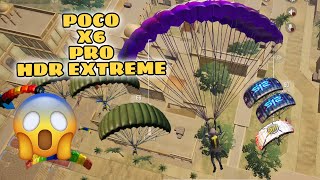 : Poco x6 pro | The power of HDR EXTREME | PUBG MOBILE