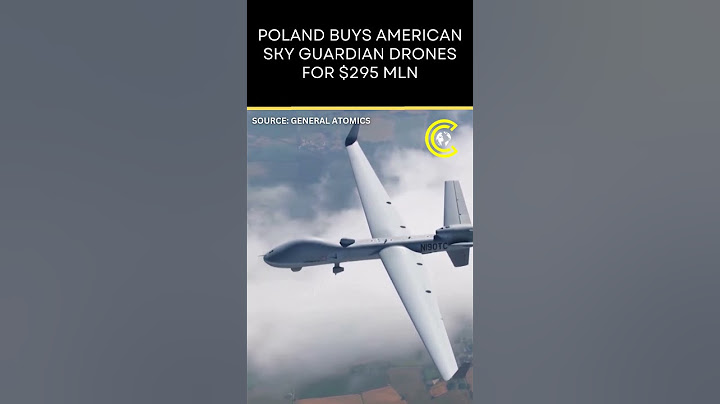 Poland buys American Sky Guardian drones for $295 mln | CLRCUT
