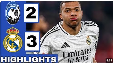HIGHLIGHTS | REAL MADRID 3-2 ATALANTA  | UEFA CHAMPIONS  LEAGUE 2024