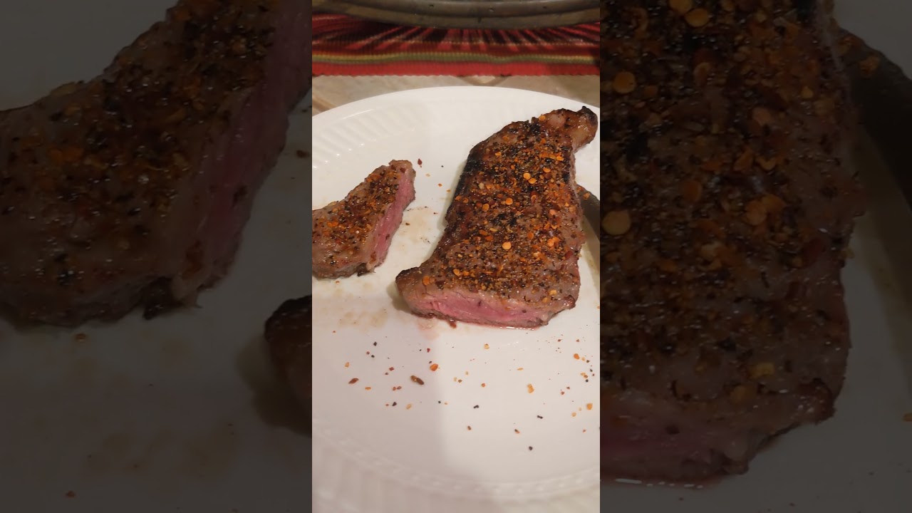 NY Strip Spicy Montreal Steak