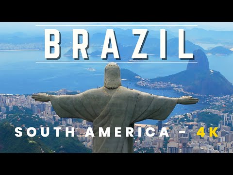 Brazil Scenic Views of Beautiful Brazil by Drone with Relaxing Piano Music