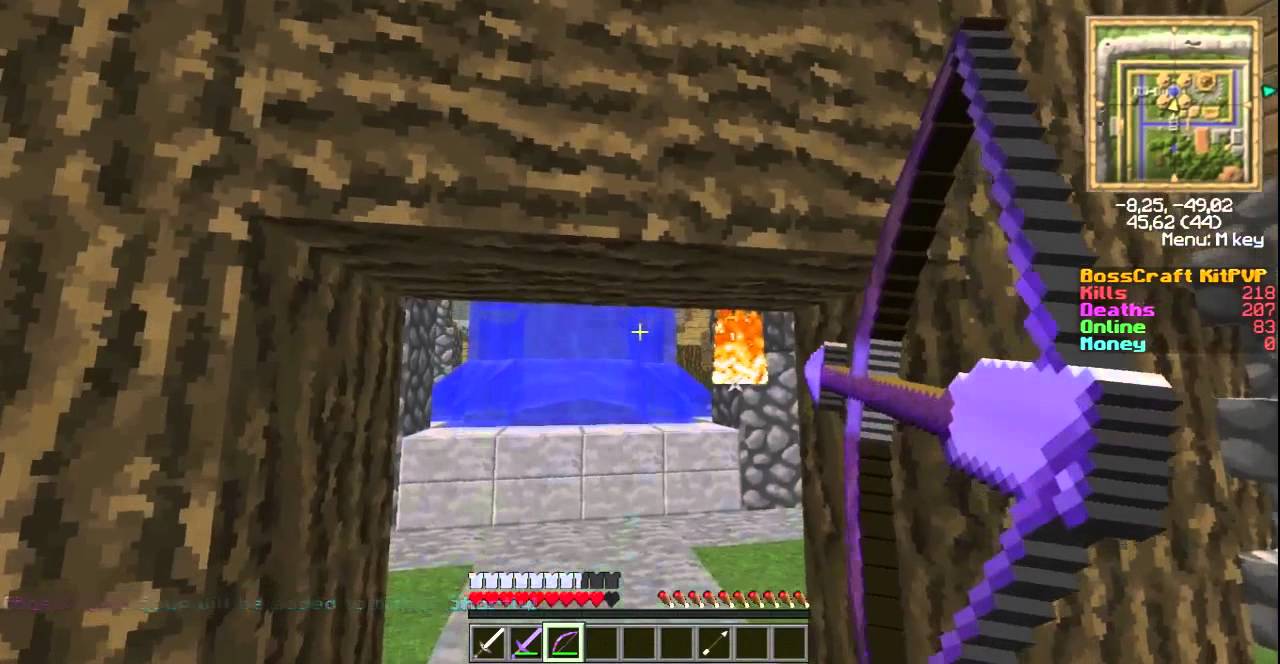 Minecraft KIT PVP server minigame (con swag XD) PRIMER VIDEO - YouTube