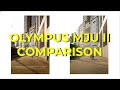 COMPARING Olympus MJU ii vs Fujifilm Natura Classica (KODAK Gold vs Ultramax)