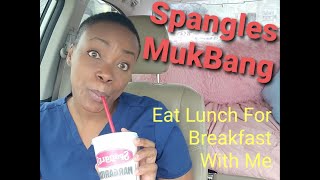 CarLife | Solo Female Spangles MukBang. Eat Lunch For Breakfast With Me #carlife #solofemale