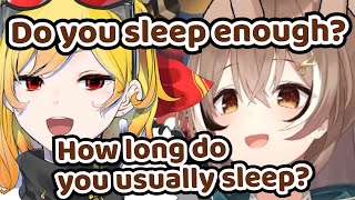 Mumei Asked Kaela How Long Does She Usually Sleep【Hololive EN x ID | Nanashi Mumei x Kaela Kovalskia
