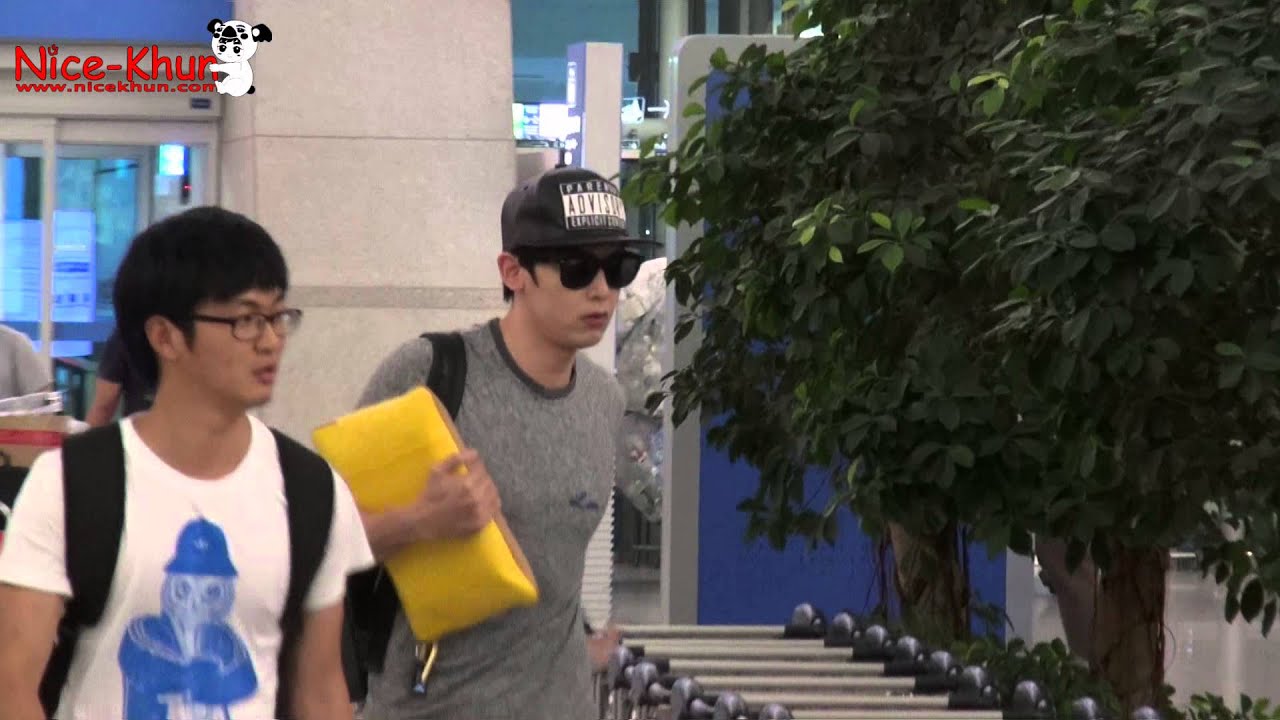 [Fan cam]140826 Nichkhun Gimpo airport arrival-Incheon airport departure