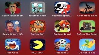 Scary Teacher 3D,Jailbreak Craft,Stickman Fighter Epic Battle 2,Siren Head Field, Scary Ganny 3D ... screenshot 3