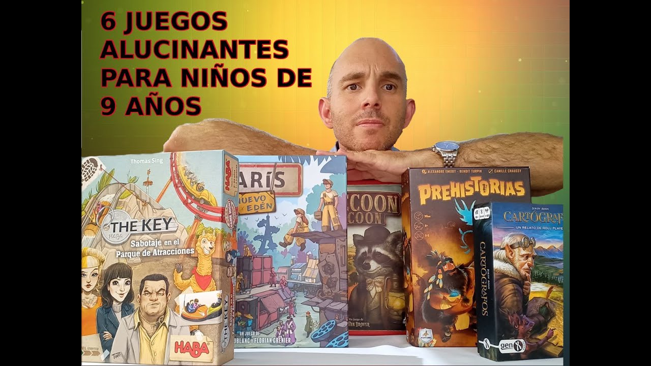 6 Juegos de mesa geniales para de 9 - YouTube