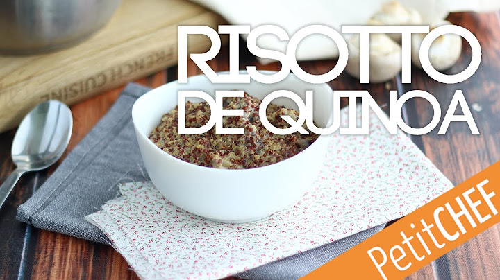 Risotto de quinoa con champiñones | Petitchef