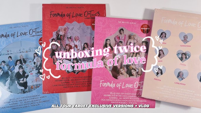 TWICE - The 3rd Full Album [Formula of Love: O+T=<3] Official Poste