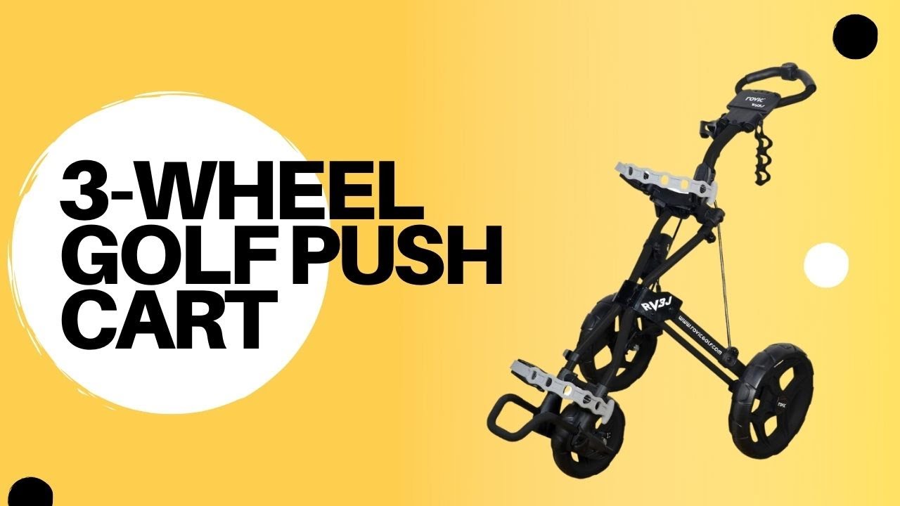 Rovic Model RV3J Junior | Youth 3-Wheel Golf Push Cart Review
