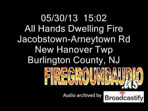 05-30-13; All Hands Dwelling Fire: New Hanover Twp, NJ