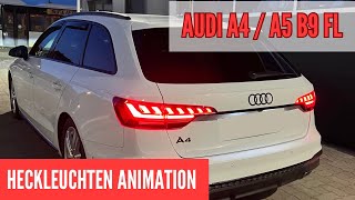 Audi A4 A5 B9 FL Heckleuchten Animation freischalten/ RS Animation codieren