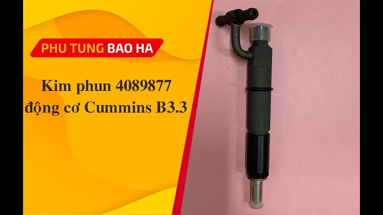Kim phun 4089877 động cơ Cummins B3 3 - YouTube