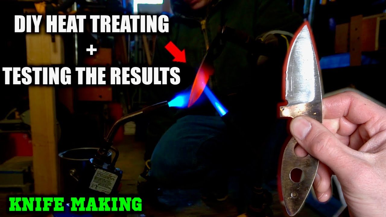 Knife making Can you heat treat a knife using basic tools? YouTube