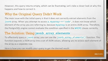 How to Efficiently Query jsonb Arrays in PostgreSQL